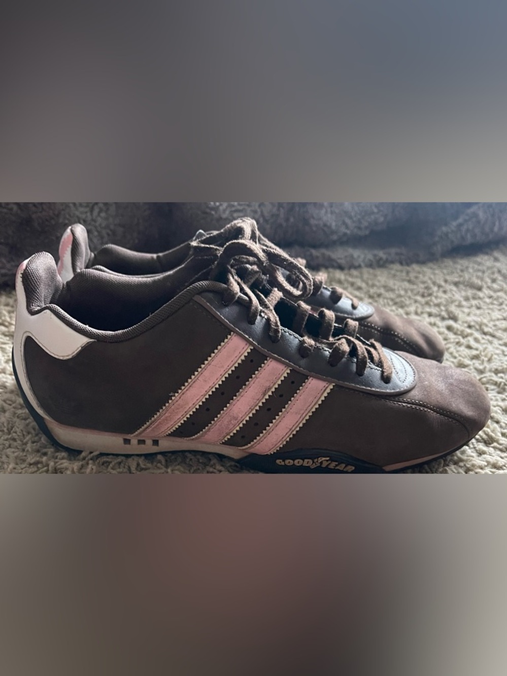 Adidas Goodyear Adi Racer Low Sneakers Men’s Size 10 Brown Pink Team USA Vintag